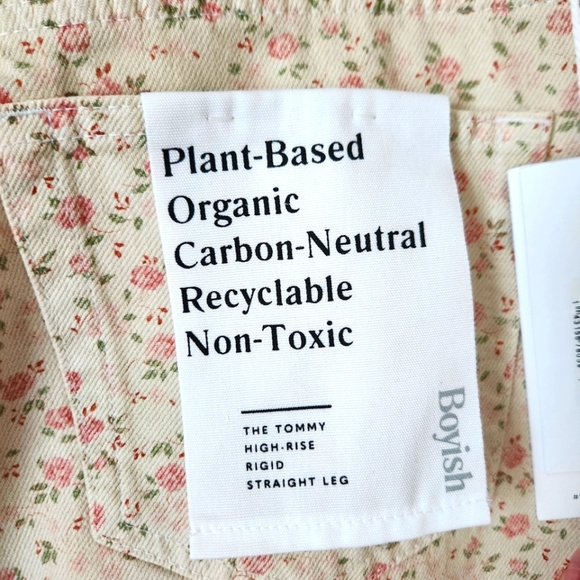 NWT Boyish | The Tommy High Rise Rigid Straight Leg Jeans in Desert Rose - Sz 31 - Picture 9 of 15